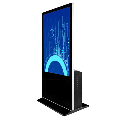55 pouces 4K IA parlant 3D animation interaction commande vocale écran tactile kiosque