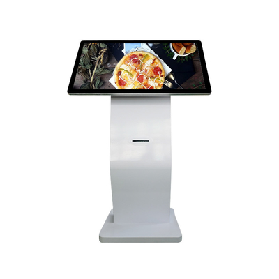 21.5' Android Touch Screen Kiosk - Affichage interactif de signalisation numérique avec imprimante intégrée, lecteur commercial debout au sol
