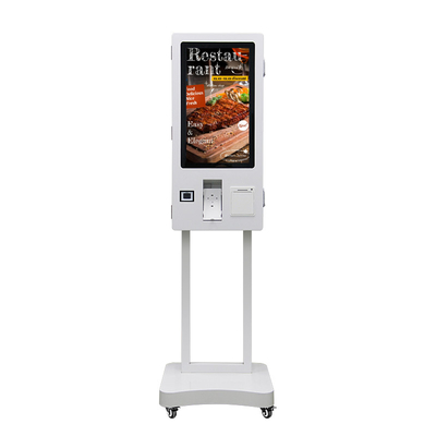 Kiosque à écran tactile interactif de 24/32/43 pouces avec signalisation numérique, terminal de paiement en libre-service