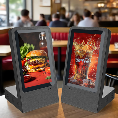 L Forme 10,1 pouces Super Slim écran tactile LCD Kiosque Table publicitaire affichage Pour le commerce de détail