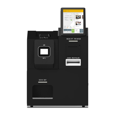 10.1 Inch Touch Screen Cash Register Machine with Cash Coin Change Function - Automatic Payment Terminal Display Screen Signage