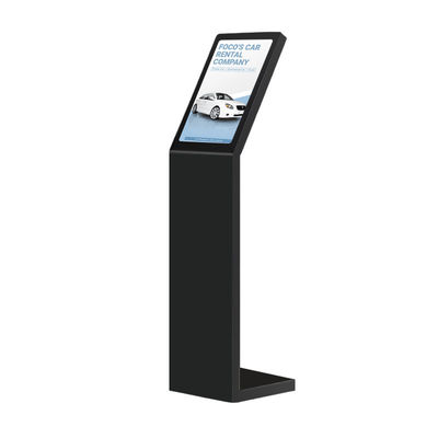Kiosque d'information numérique interactif en libre-service de 21,5 pouces, type L, écran vertical tactile
