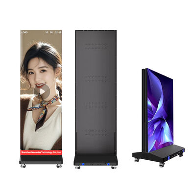 Écran d'affichage mobile LED pliable en P2.5 P1.86 P1.53 P1.25