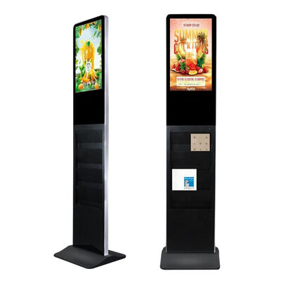 Écran d'affichage LCD Android WiFi de 21,5 pouces avec résolution Full HD 1920 x 1080 pour l'affichage numérique et le lecteur publicitaire