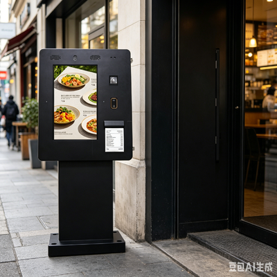 Kiosque de libre-service imperméable à l'eau IP65 de 24 pouces avec 1500 nits de luminosité pour le paiement à l'écran tactile extérieur