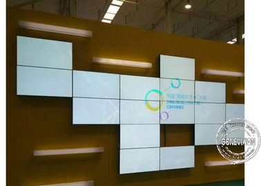 Moniteur Frameless d'affichage à cristaux liquides de mur visuel de Signage de Digital de forme irrégulière 55