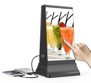 Kiosque de petite taille noir WIFI de chargeur de téléphone portable de présentoir de la publicité de Digital