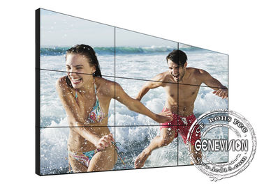 Écran plat TV 4K de bâti de mur de conférence 46 affichage de la publicité d'affichage à cristaux liquides de Hd 3*3 de pouce