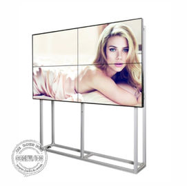 Mur visuel sans couture de plein de HD Signage d'affichage à cristaux liquides Digital encadrement ultra mince de 55 pouces avec la parenthèse
