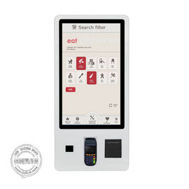 Kiosque capacitif de machine de paiement de kiosque de service d'individu d'USB de contact 43 pouces avec le scanner d'imprimante de position