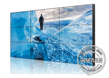 Mur visuel Digital de Signage sans couture d'atterrisseur 65 pouces avec le contrôleur 4k 4X4 3X3 de support