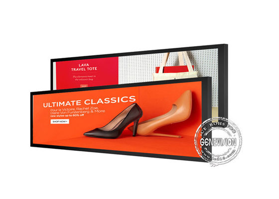 Moniteur ultra au loin étiré de la publicité d'affichage à cristaux liquides de dessus de présentoir d'OS WIFI d'Android lentes du panneau 700 d'IPS de 48,5 pouces