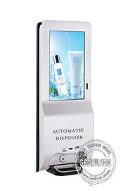 Panneau d'affichage d'affichage à cristaux liquides Digital de kiosque d'écran tactile de 21,5 pouces avec l'affichage automatique d'affichage à cristaux liquides de distributeur d'aseptisant de main du gel 1000ML