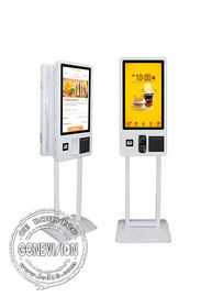 Plancher en métal tenant le double fournisseur latéral de Bill Acceptor China Factory d'écran tactile de paiement de kiosque de service d'individu de 32 pouces