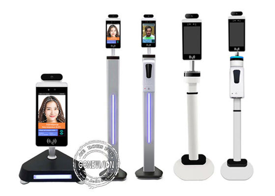 Disque de non contact tout d'assistance de reconnaissance de masque de reconnaissance des visages dans un kiosque de Digital avec la langue multi