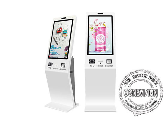 Machine 350cd/m2 de paiement de service d'individu d'Android de 32 pouces