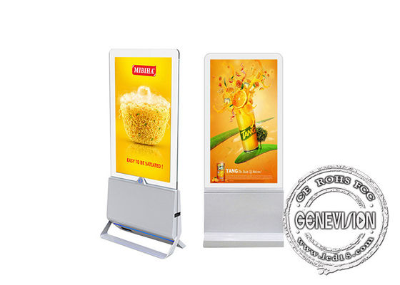 Signage transparent du double écran ultra mince OLED Wifi Digital