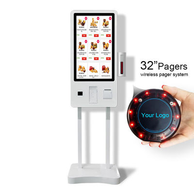 réponse 8ms kiosque d'écran tactile de TFT de 32 pouces pour le paiement de service d'individu