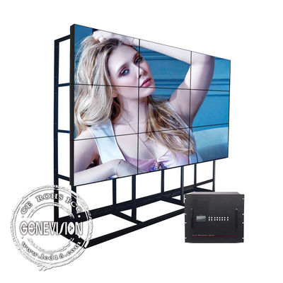 l'encadrement 500cd/M2 D-LED de 3.5mm A FAIT le mur d'affichage d'affichage à cristaux liquides