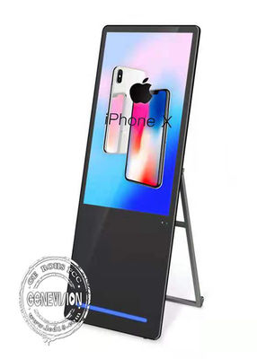 plancher de 43in WiFi tenant le kiosque pliable avec les lumières décoratives