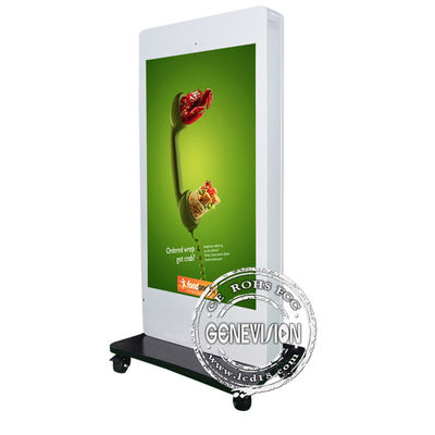 IP65 imperméabilisent le kiosque extérieur de Signage de Digital de la publicité d'affichage à cristaux liquides de 55 pouces