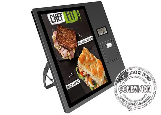 Kiosque de bureau de service d'individu d'écran tactile de 21.5in pour le café