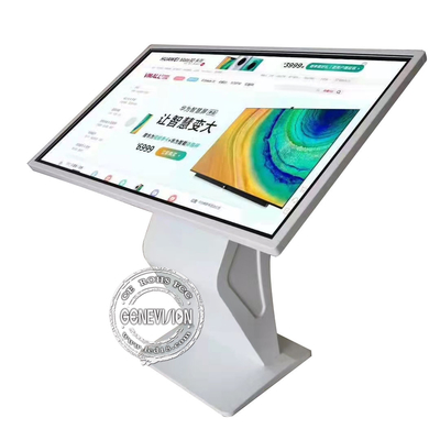 55 pouces 1920x1080 tenant le kiosque interactif de bureau