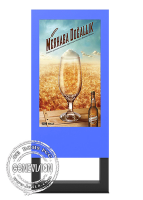 double Signage d'affichage à cristaux liquides Digital de la publicité d'écran de 49in avec le C.A.