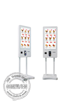 Kiosque de commande de paiement de service d'individu de nourriture de 32 pouces pour McDonald/KFC/restaurant