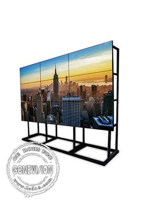 écran multi de épissure d'affichage à cristaux liquides de mur visuel de la publicité d'écran 3x3 55 pouces