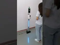 Disque de non contact tout d'assistance de reconnaissance de masque de reconnaissance des visages dans un kiosque de Digital avec la langue multi
